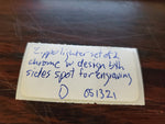 Zippo lighter set of 2 chrome w design bth sides spot for engraving Bradford, Pa