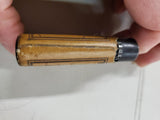 Brown Leather wrapped lighter with the map of Utah on it works made in France