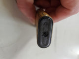 Brown Leather wrapped lighter with the map of Utah on it works made in France