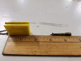Vtg. Japan Permanent Match Mitsugiri MFG Yellow Key Chain 1950's