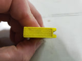 Vtg. Japan Permanent Match Mitsugiri MFG Yellow Key Chain 1950's