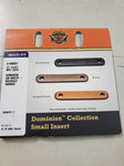 New Harley-Davidson Dominion small trim insert kit brushed orange part #61400607