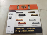 New Harley-Davidson foot peg insert kit trim pcs brushed orange 50500939 Softail