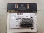 New Harley-Davidson foot peg insert kit trim pcs brushed black 50500937 Softail