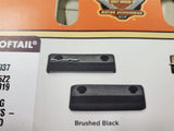 New Harley-Davidson foot peg insert kit trim pcs brushed black 50500937 Softail