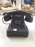 Vtg Bell System Western Electric F1 Black Hotel Desk Telephone no dialer Phone