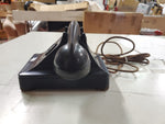 Vtg Bell System Western Electric F1 Black Hotel Desk Telephone no dialer Phone
