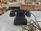 Vtg Bell System Western Electric F1 Black Hotel Desk Telephone no dialer Phone