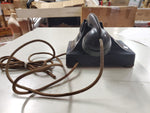 Vtg Bell System Western Electric F1 Black Hotel Desk Telephone no dialer Phone
