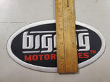 Big dog motorcycle TM patch collectables black white red