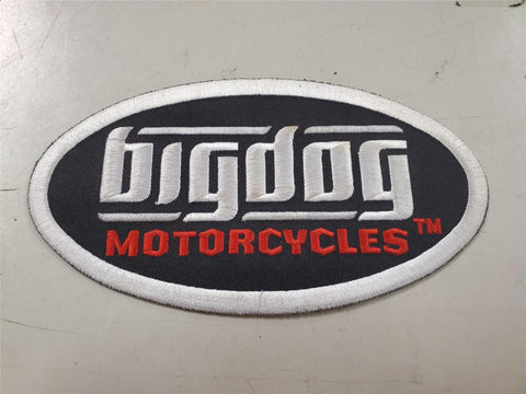 Big dog motorcycle TM patch collectables black white red