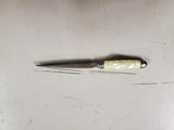 Vintage imperial small letter opener w knife blade in pearl handle