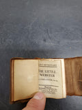 RARE VINTAGE THE LITTLE WEBSTER DICTIONARY LEATHER BOUND BY JACOB, GERH BOOK