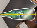 2003 Rolling Rock Green Light Metal bottle Sign 36 x 10" LATROBE BREWING COMPANY