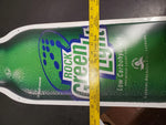 2003 Rolling Rock Green Light Metal bottle Sign 36 x 10" LATROBE BREWING COMPANY