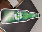 2003 Rolling Rock Green Light Metal bottle Sign 36 x 10" LATROBE BREWING COMPANY