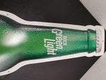 2003 Rolling Rock Green Light Metal bottle Sign 36 x 10" LATROBE BREWING COMPANY