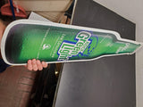 2003 Rolling Rock Green Light Metal bottle Sign 36 x 10" LATROBE BREWING COMPANY