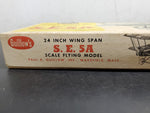 VTG GUILLOWS KIT 202 FLYING MODEL KIT BRITISH S.E.5A WW1 FIGHTER 24"WIING SPAN