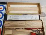 VTG GUILLOWS KIT 202 FLYING MODEL KIT BRITISH S.E.5A WW1 FIGHTER 24"WIING SPAN