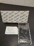 Princess House 24% Glass Lead Crystal Tray Germany Butter Soap Decorative Tip