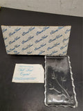 Princess House 24% Glass Lead Crystal Tray Germany Butter Soap Decorative Tip