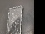 Princess House 24% Glass Lead Crystal Tray Germany Butter Soap Decorative Tip