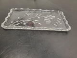 Princess House 24% Glass Lead Crystal Tray Germany Butter Soap Decorative Tip