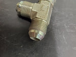 Hydraulic Hose Adapter T Compression Fitting Carbon Steel 3/4 Orb Male A B C