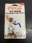 1997 Coca-Cola Tunes Musical Magnet Coca-Cola Polar Bears No. 51506 NEW Sealed