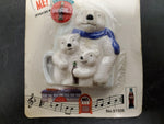 1997 Coca-Cola Tunes Musical Magnet Coca-Cola Polar Bears No. 51506 NEW Sealed