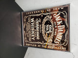 JACK DANIEL'S Tennessee WHISKEY BAR MIRROR SIGN OLD TIME No. 7 BRAND MANCAVE