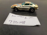 Vtg 1976 Hot Wheels Blackwall Gold Datsun Z Whiz Golden Machine Hong Kong Mattel