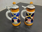 VTG Pymatuning Deer Park Jamestown, PA German beer stein Salt & Pepper shakers