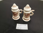 VTG CERAMIC GERMAN BEER STEIN MUG SALT AND PEPPER SHAKERS