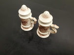 VTG CERAMIC GERMAN BEER STEIN MUG SALT AND PEPPER SHAKERS