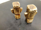 VTG CERAMIC TOTEM POLE SALT AND PEPPER SHAKERS UNIQUE
