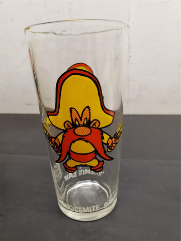 VINTAGE 1973 Pepsi Warner Bros RARE YOSEMITE SAM Glass Collector Series MINT