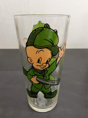 VINTAGE 1973 Pepsi Warner Bros ELMER FUDD Glass Collector Series MINT