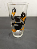 VINTAGE 1973 Pepsi Warner Bros DAFFY DUCK Glass Collector Series Good condition