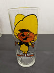 VINTAGE 1973 Pepsi Warner Bros SPEEDY GONZALES Glass Collector Series GOOD COND.