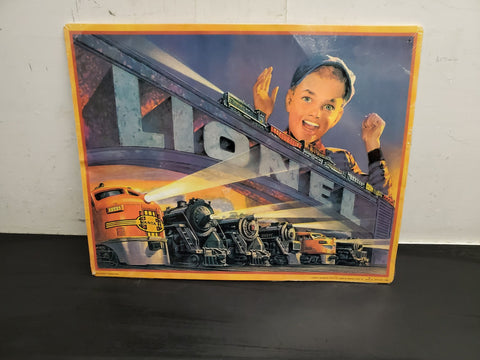 1952 Lionel Catalog Cover Tin Sign Hallmark Great American Still in plastic!!!