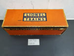 LIONEL ELECTRIC TRAINS 3469 AUTOMATIC DUMPING ORE CAR BOX ONLY NEW YORK CHICAGO