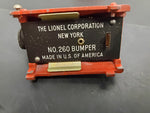 VTG LIONEL ELECTRIC TRAINS NO. 260 ILLUMINATED BUMPER ORIGINAL BOX PACKET INSERT