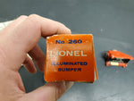 VTG LIONEL ELECTRIC TRAINS NO. 260 ILLUMINATED BUMPER ORIGINAL BOX PACKET INSERT