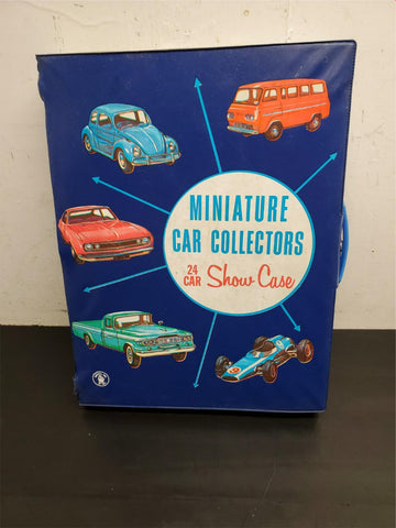 VINTAGE 1966 MATTEL INC. MINIATURE CAR COLLECTORS 24 CAR SHOW CASE