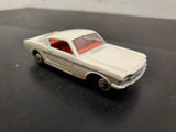 VTG MATCHBOX SERIES NO. 8 MUSTANG MADE IN ENGLAND BY LESNEY FRONT TIRES TURN!!!!
