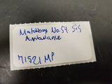 VTG MATCHBOX SERIES NO. 54 S&S CADILLAC AMBULANCE MADE IN ENGLAND BY LESNEY