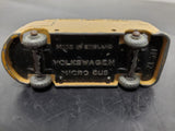 VINTAGE 50'S BUDGIE TOYS TAN VOLKSWAGEN MICRO BUS NO.12 MADE IN ENGLAND