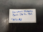 Vtg HOT WHEELS MERCEDES BENZ 280 SL 1969 MATTEL INC. redline RARE!